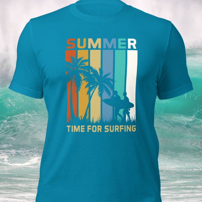 Surf Shirt Summer - Time For Surfing