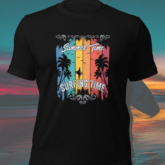 Surf Shirt Summer Time Surfing Time