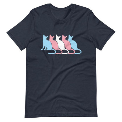 Transgender Shirt Cats In A Row