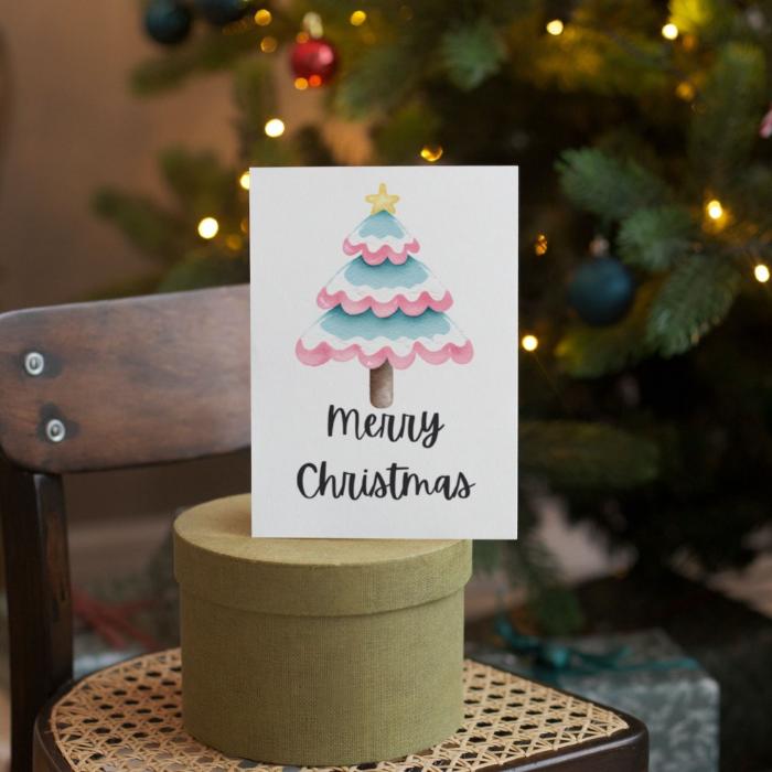 Transgender Printable Christmas Card Merry Christmas