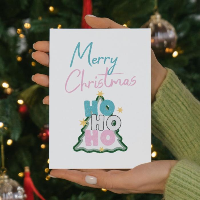 Printable Transgender Christmas Card Ho Ho Ho. Transgender Christmas Gift