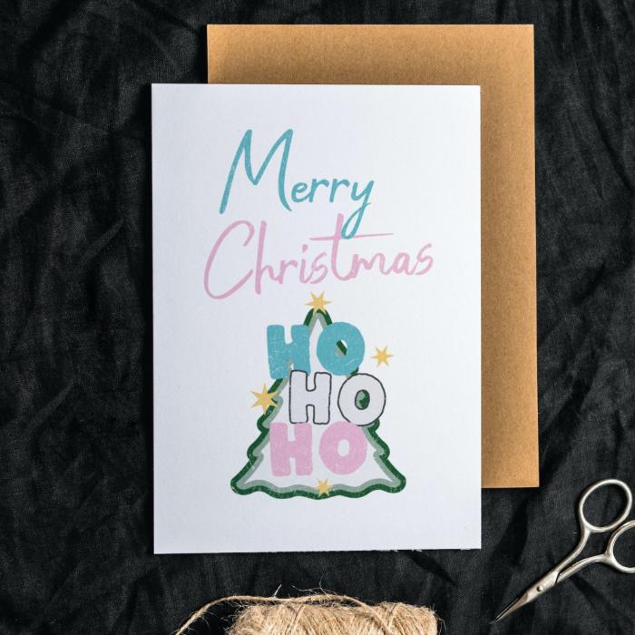 Printable Transgender Christmas Card Ho Ho Ho. Transgender Christmas Gift