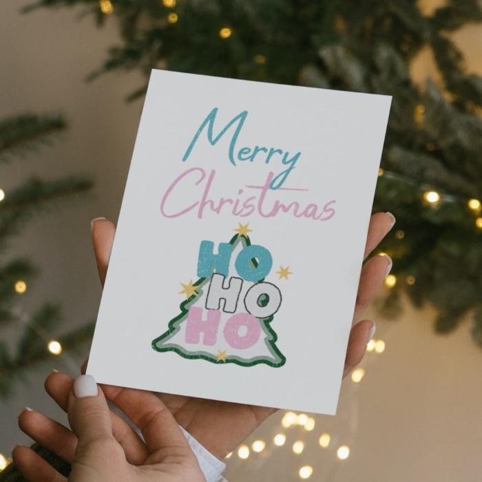 Printable Transgender Christmas Card Ho Ho Ho. Transgender Christmas Gift