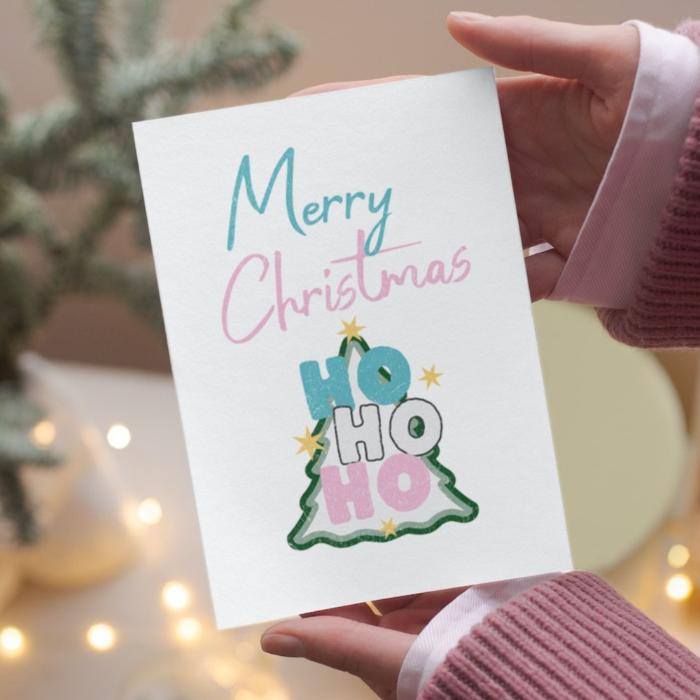 Printable Transgender Christmas Card Ho Ho Ho. Transgender Christmas Gift