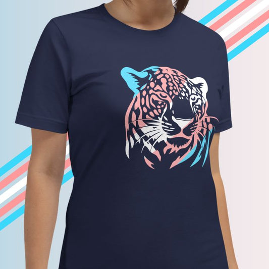 Transgender Shirt Leopard - Wildlife Trans Pride Tee