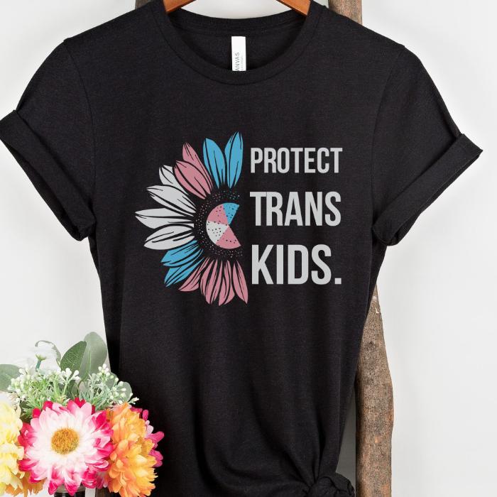 Trans Pride Shirt Protect Trans Kids