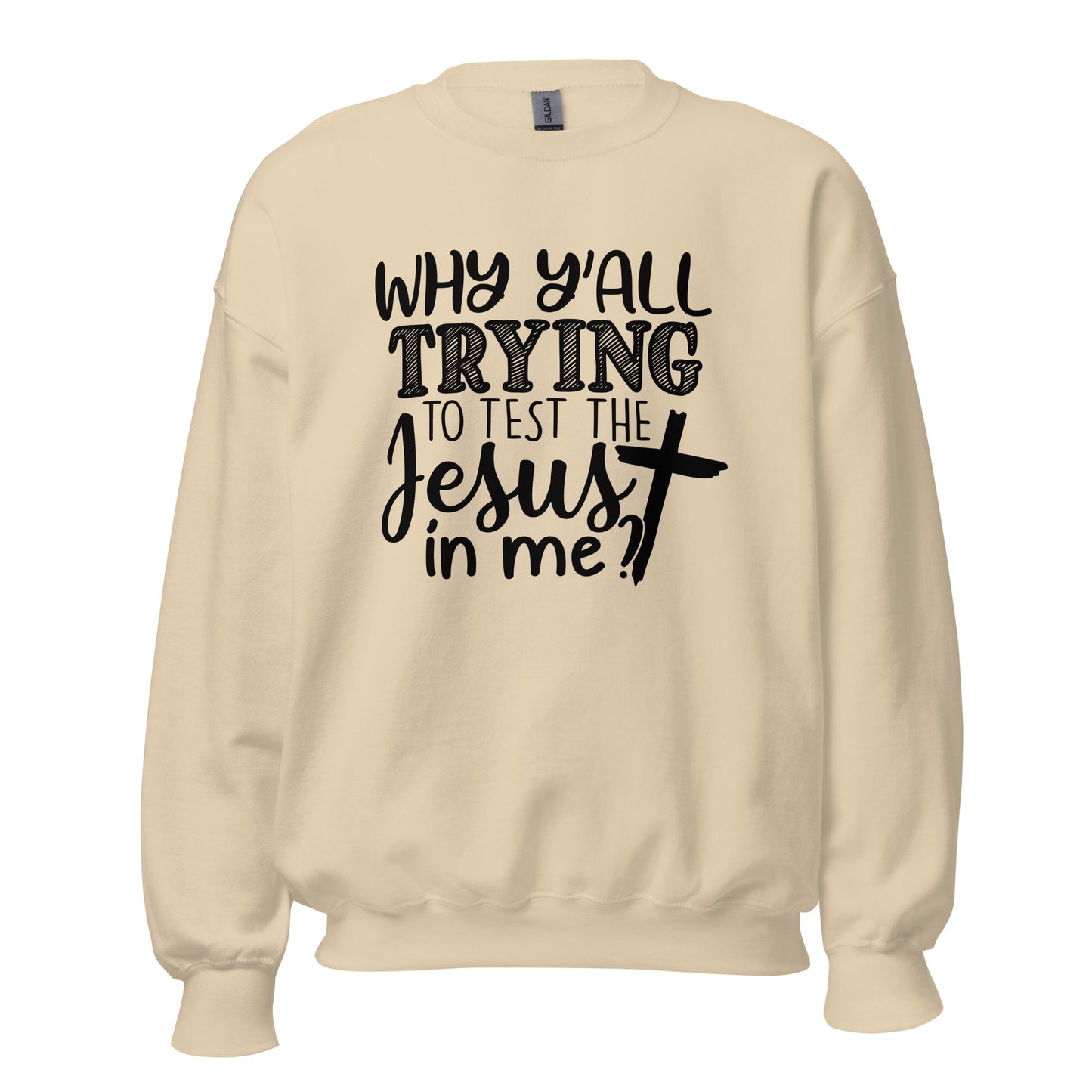 Trying To Test Jesus Sweatshirt