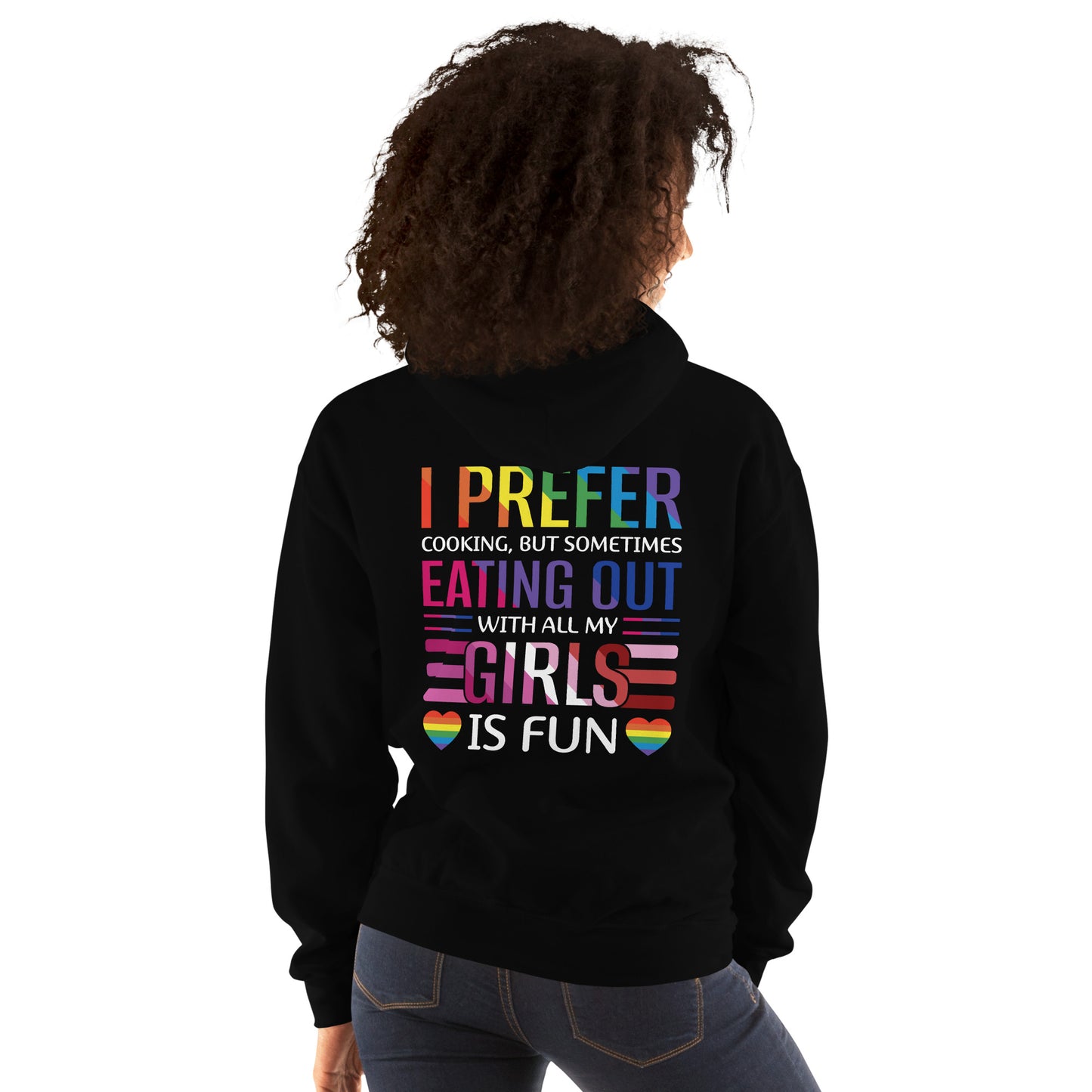 Lesbian Pride I Prefer Cooking Hoodie