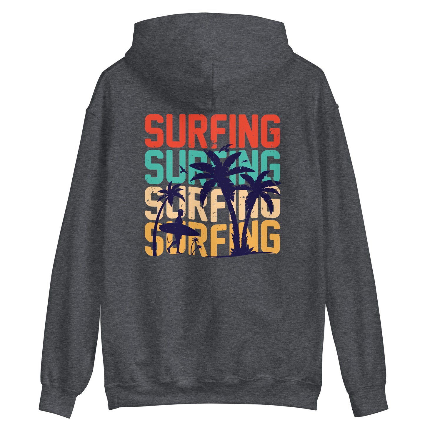 Surfing Hoodie Palms