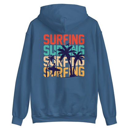 Surfing Hoodie Palms