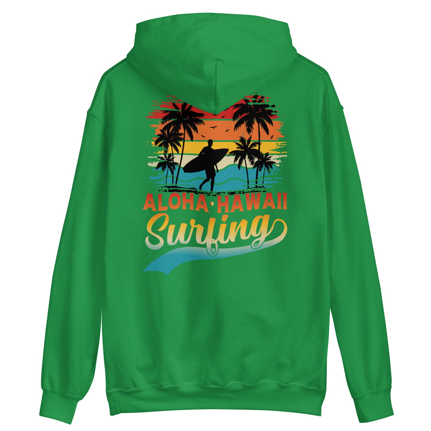 Surfing Hoodie Aloha Hawaii