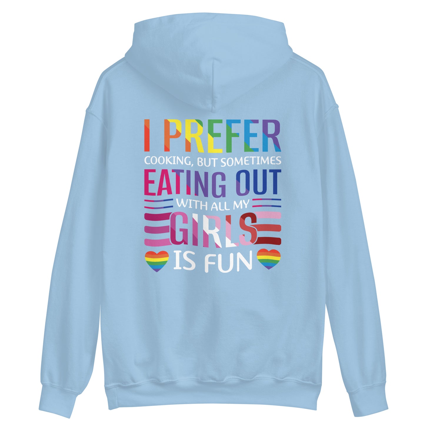 Lesbian Pride I Prefer Cooking Hoodie