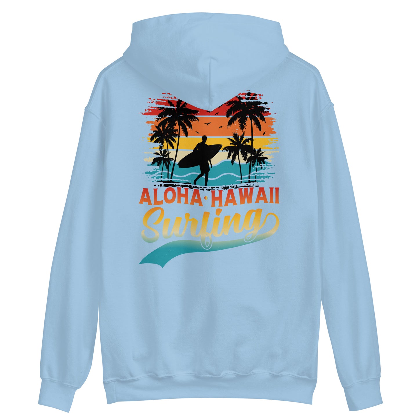 Surfing Hoodie Aloha Hawaii