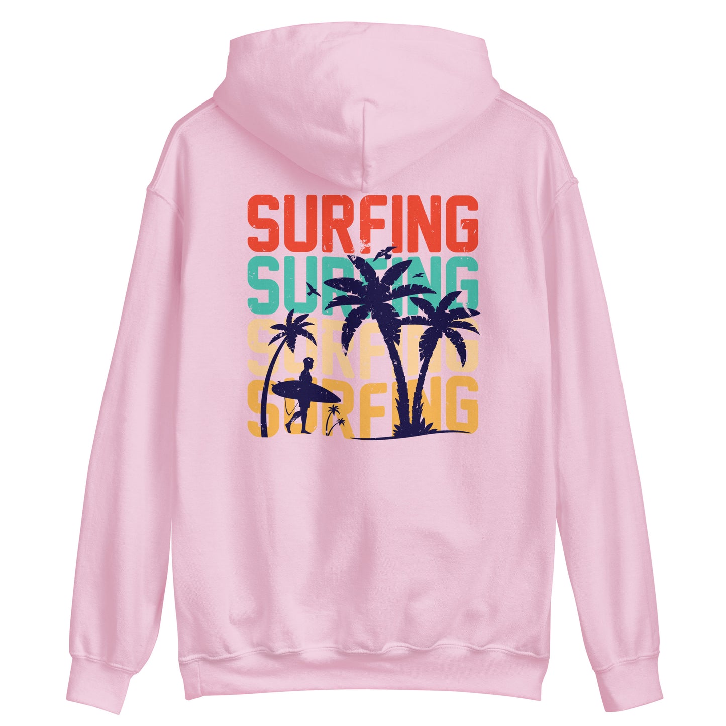 Surfing Hoodie Palms