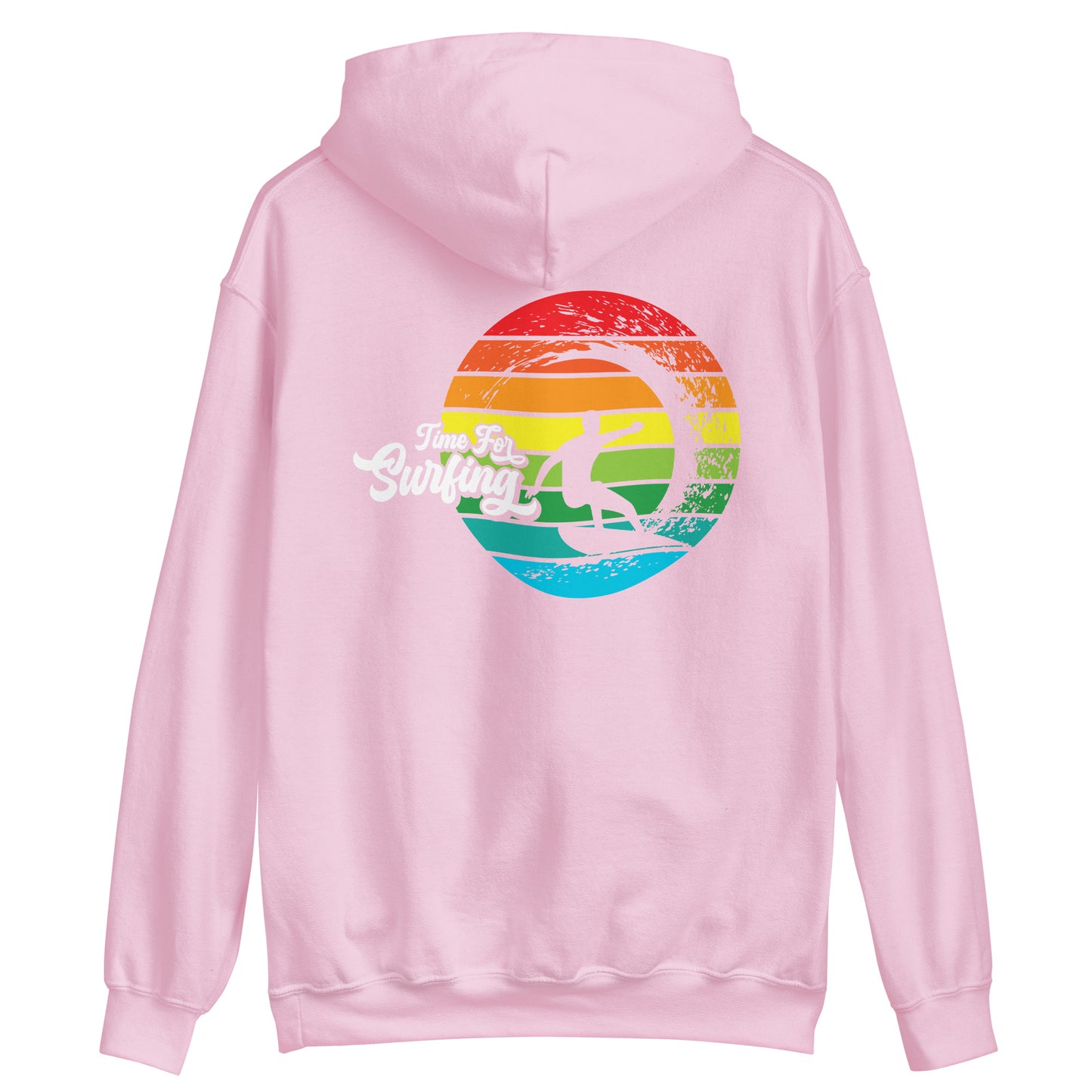 Surfing Hoodie Time For Surfing Retro Sun