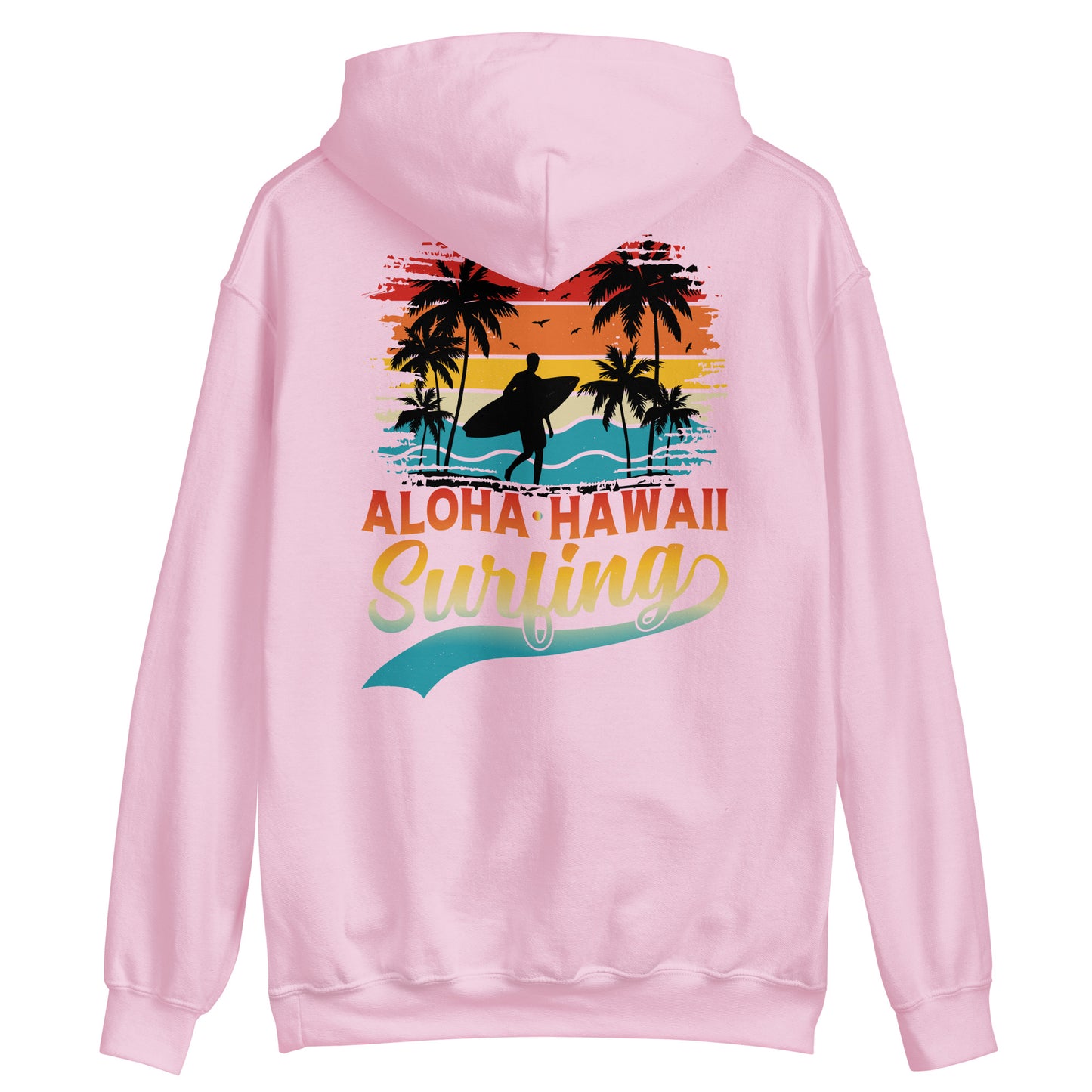 Surfing Hoodie Aloha Hawaii