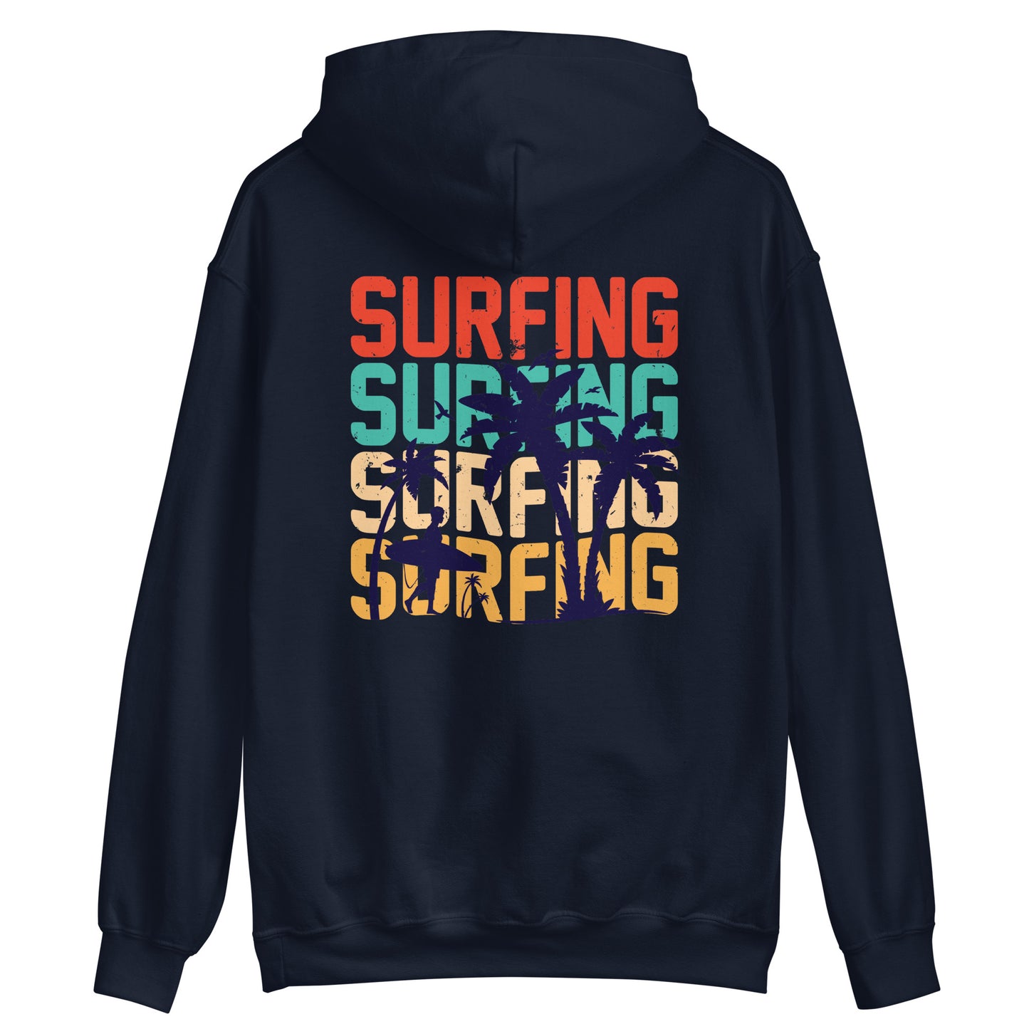 Surfing Hoodie Palms