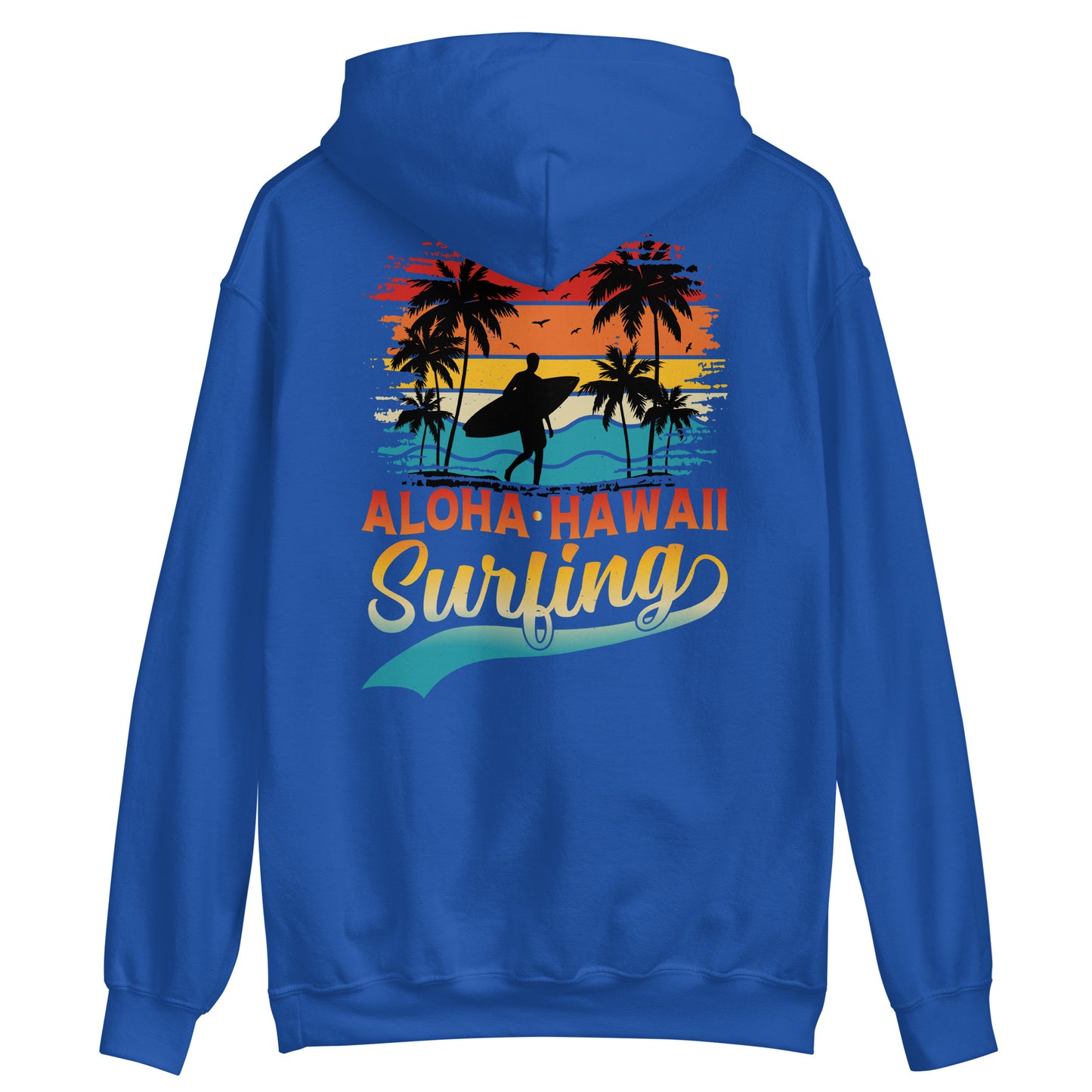 Surfing Hoodie Aloha Hawaii