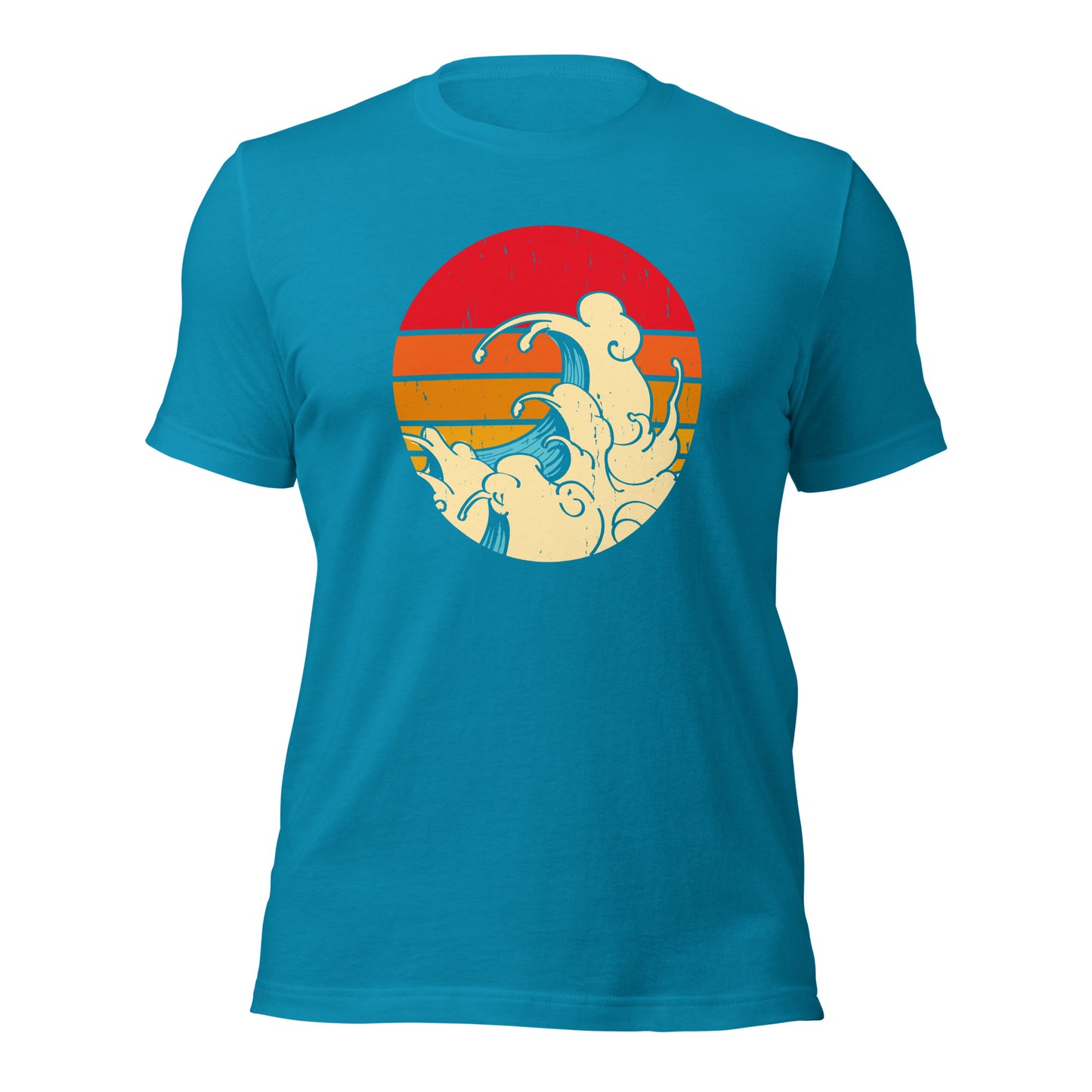 Surfing Shirt Retro Surfing Wave Sunset