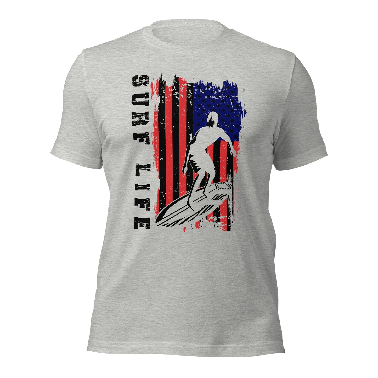 Surfer Shirt U.S. Flag Surf Life