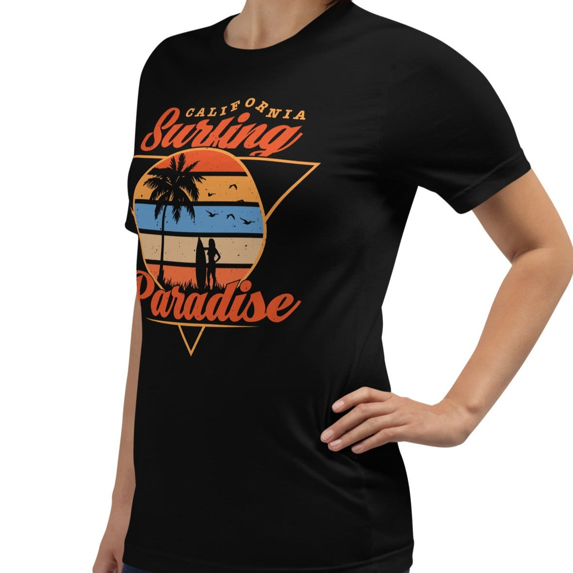 Surfing Shirt California Surfing Paradise