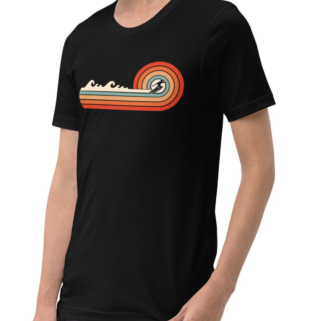 Surfing Shirt Retro Wave Rider