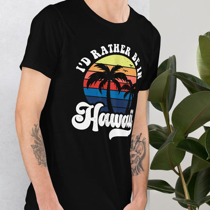 Surfing Shirt I'd Rather Be In Hawaii