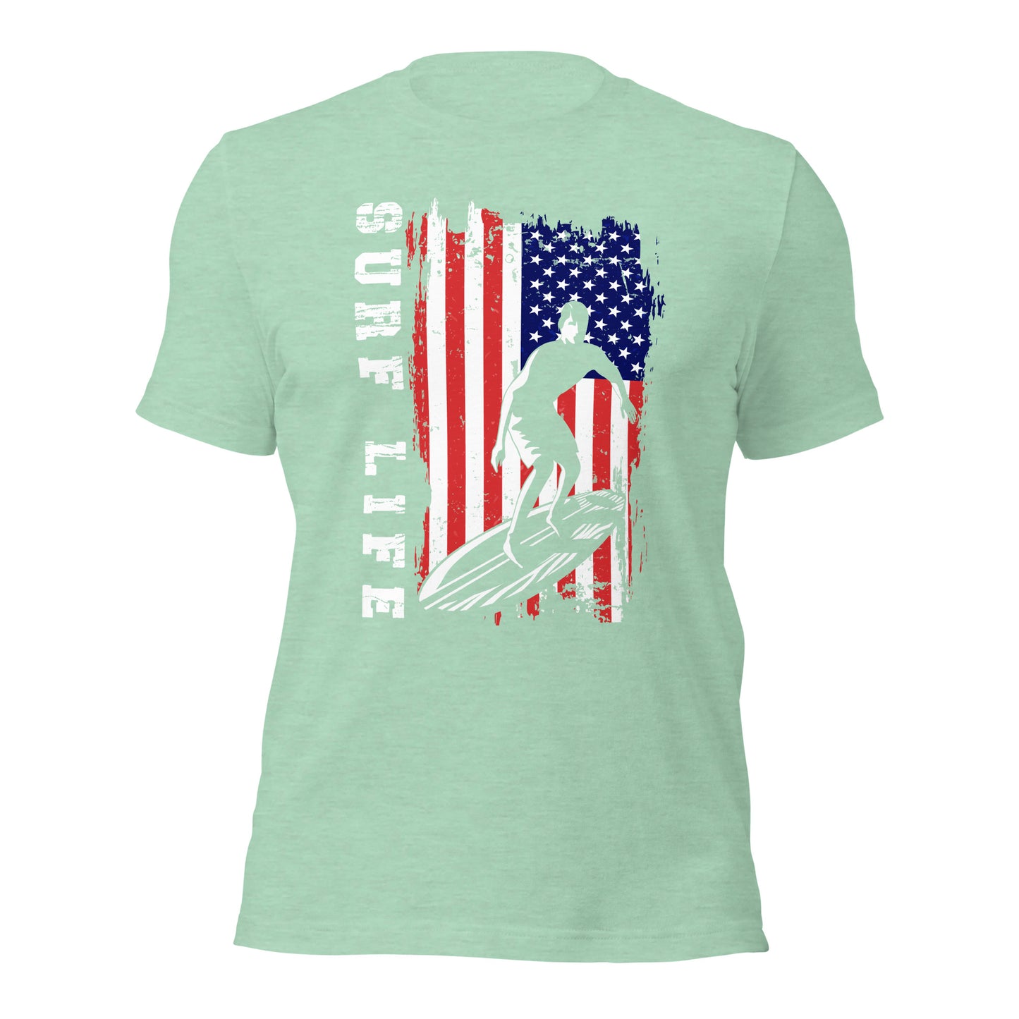 Surfer Shirt U.S. Flag Surf Life