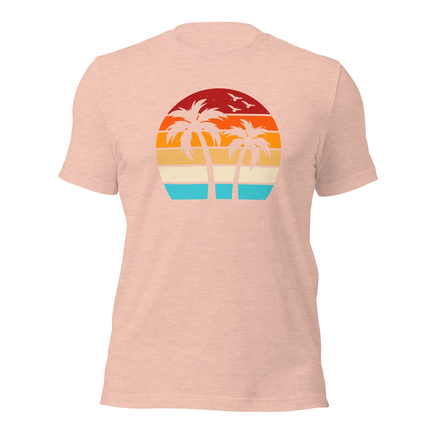 Surfing Shirt Palm Retro Sunset