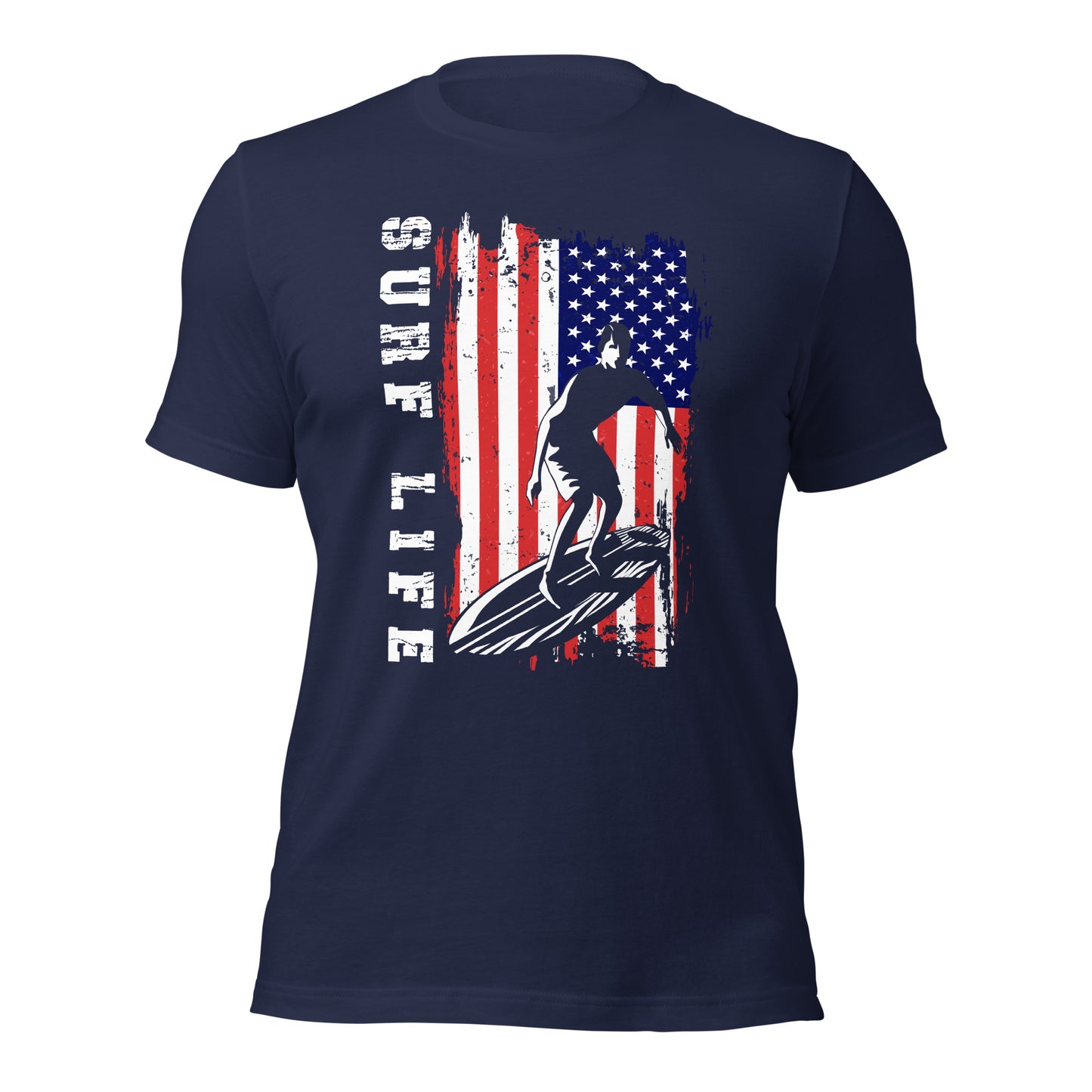 Surfer Shirt U.S. Flag Surf Life