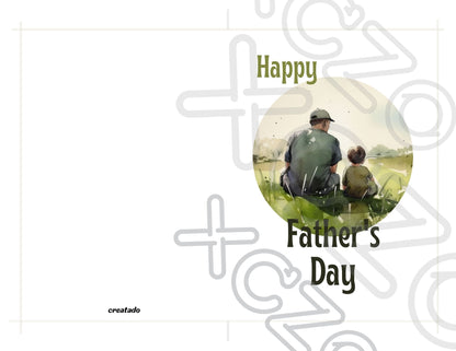 Printable Father's Day Card Father and Son #9