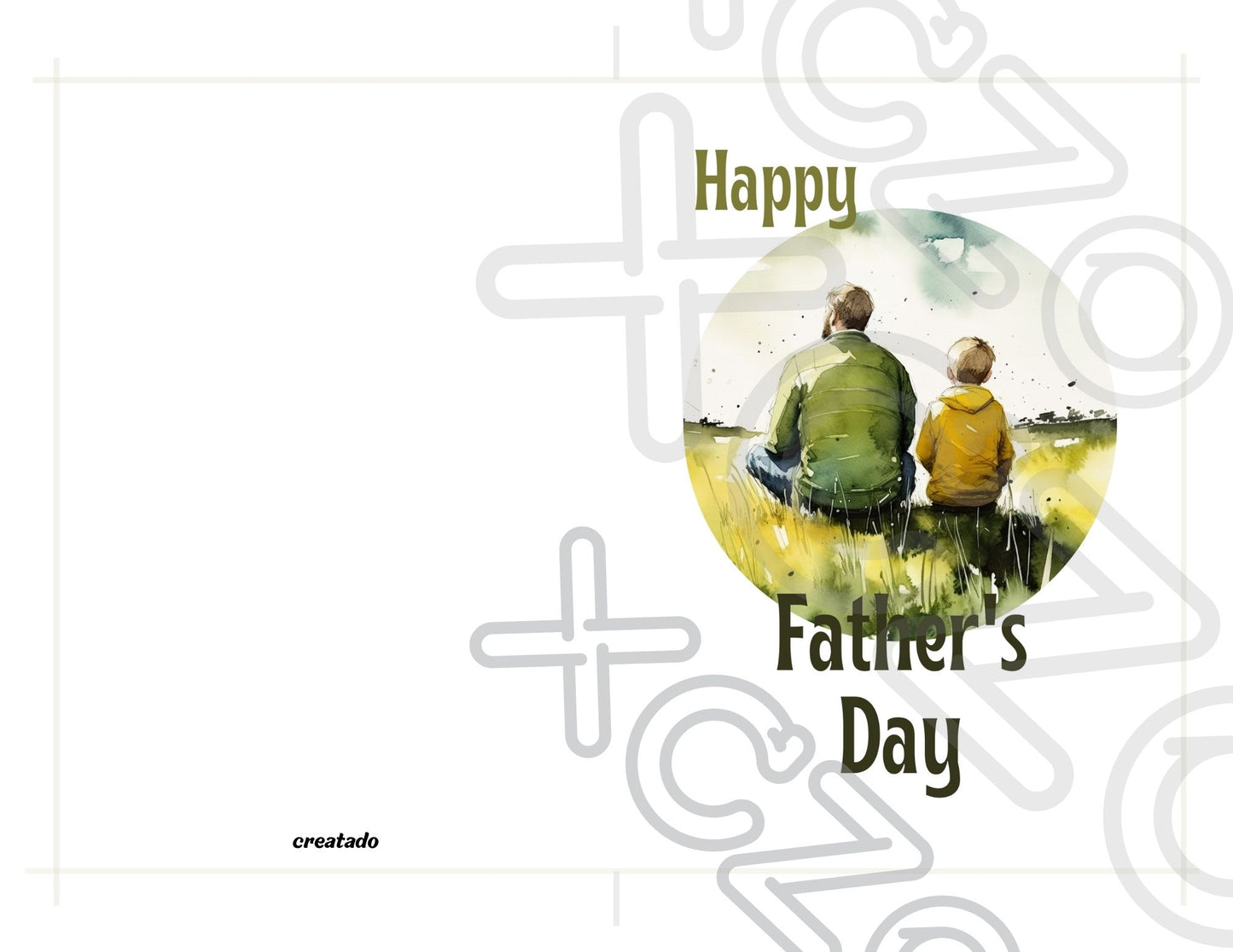 Printable Father's Day Card Father and Son #10