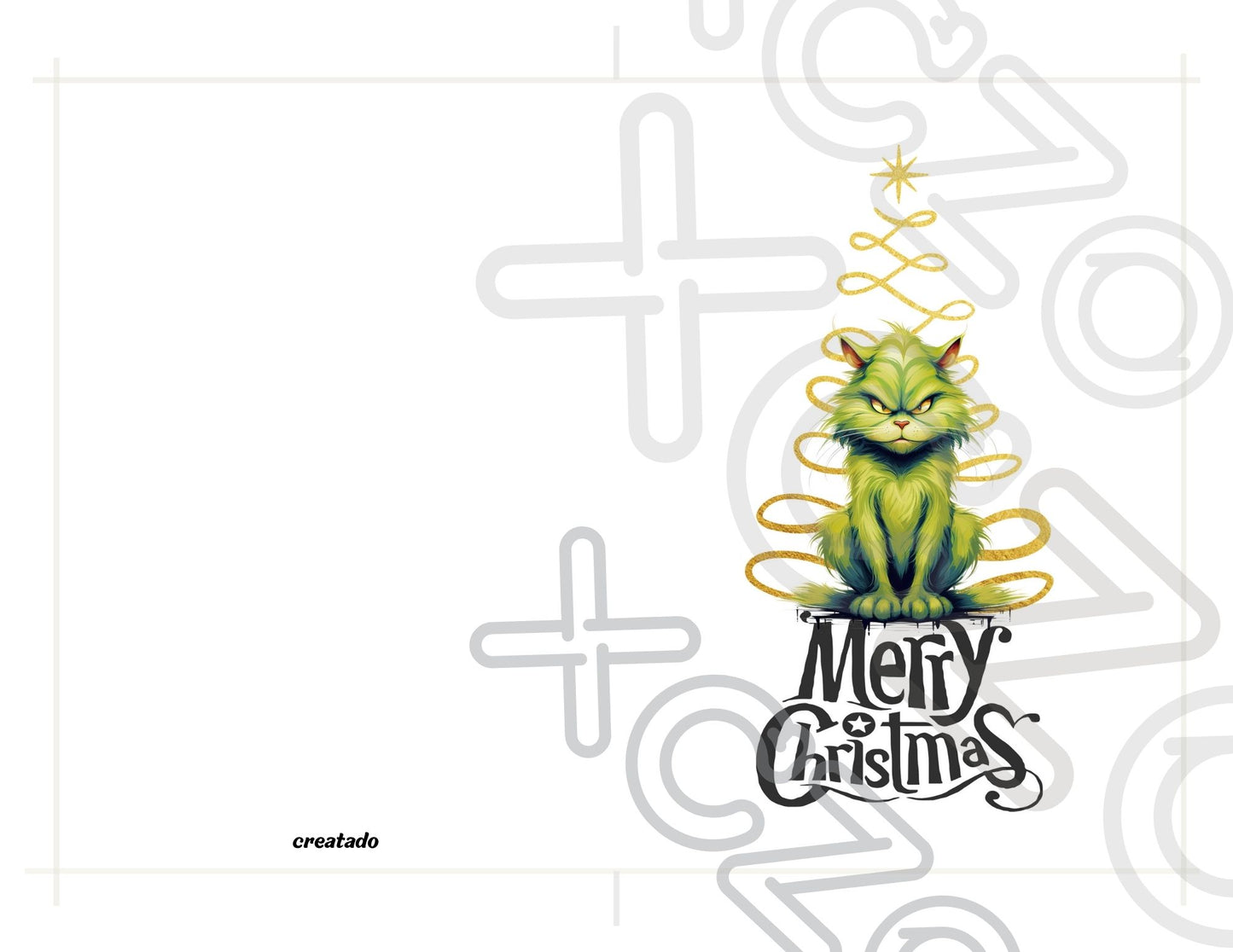 Grinch Christmas Card Printable 5x7 Instant Print