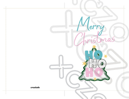 Printable Transgender Christmas Card Ho Ho Ho. Transgender Christmas Gift