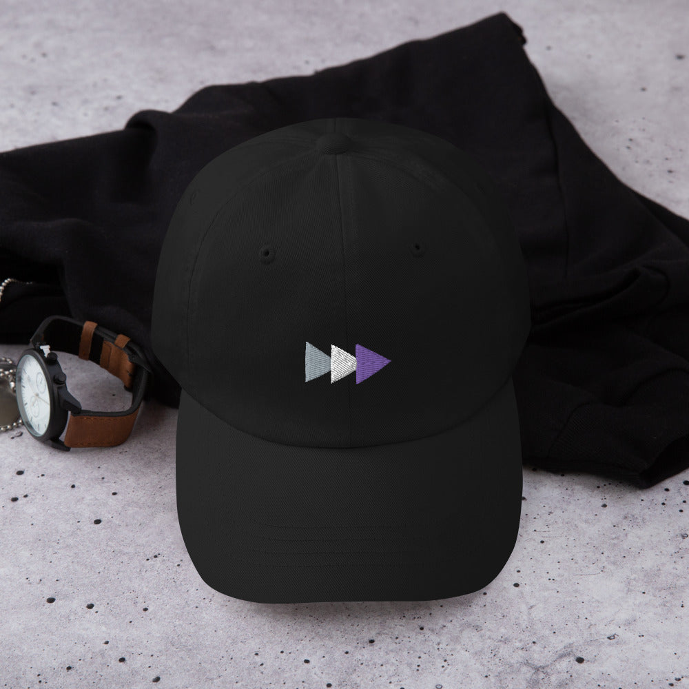 Subtle Ace Pride 3 Arrows Dad Hat