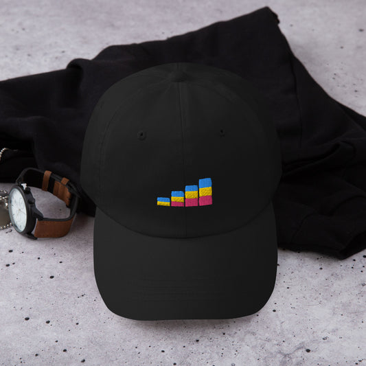 Pansexual Pride Dad Hat WiFi style