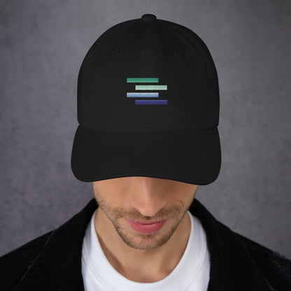 Gay Pride Flag Stripe Design Dad Hat