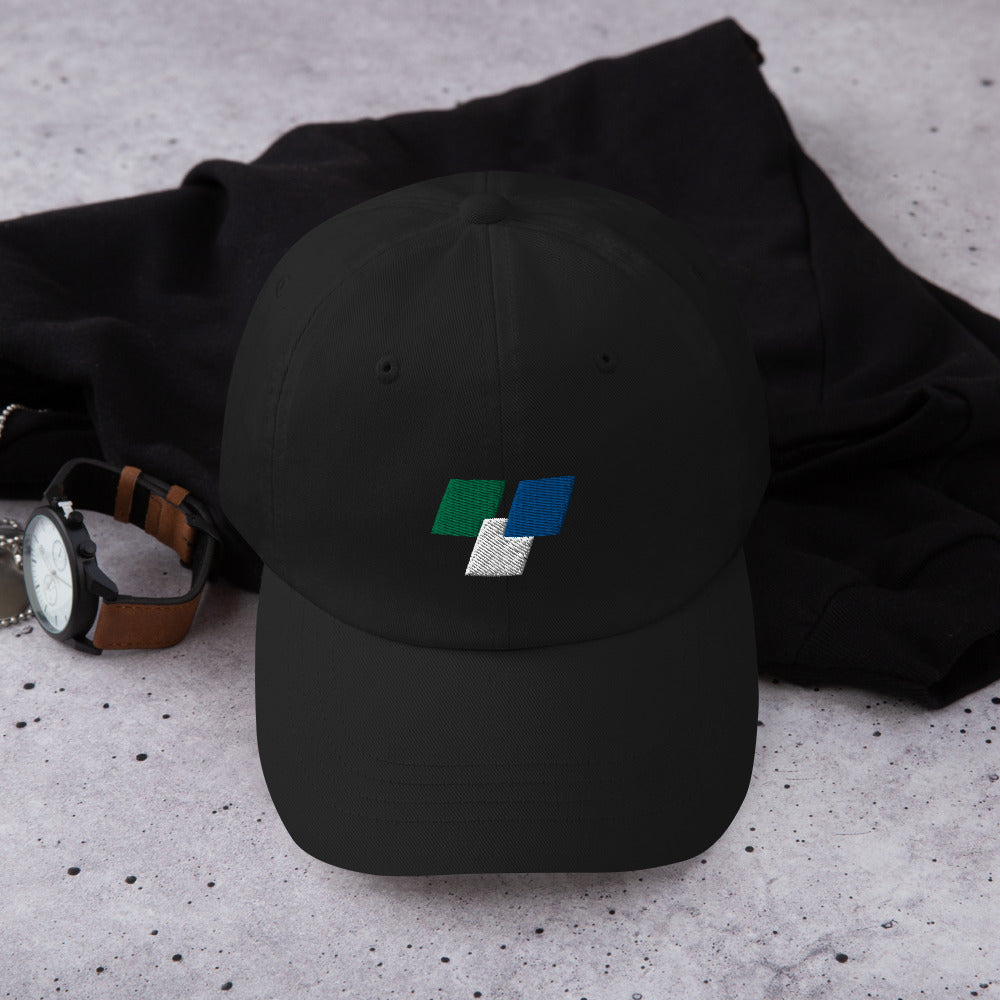 MLM Pride Dad Hat 3 Squares