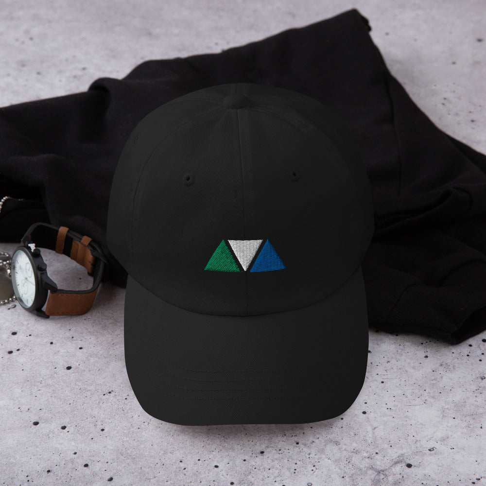 MLM Pride Dad Hat 3 Triangles