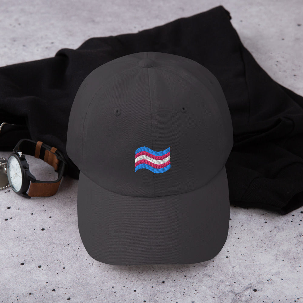 Trans Pride Flag Dad hat