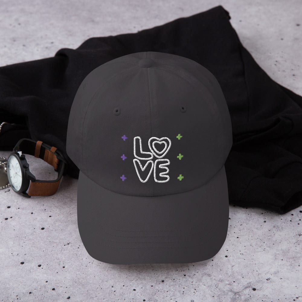 Genderqueer Pride LOVE Dad Hat