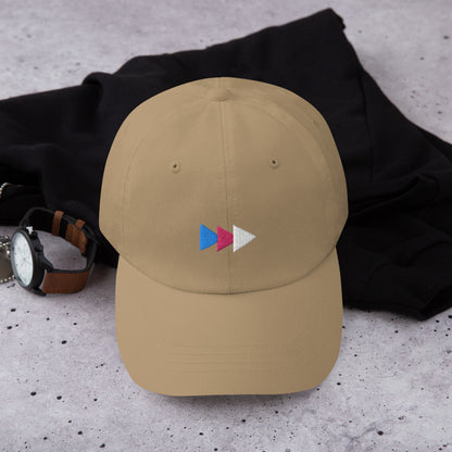 Trans Pride Geometric Dad Hat 3 Arrows