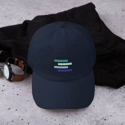 Gay Pride Flag Stripe Design Dad Hat