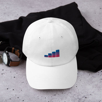 Bisexual Pride Geometric WiFi Dad Hat