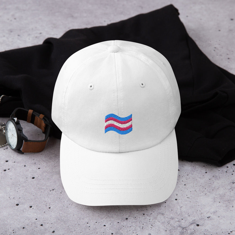 Trans Pride Flag Dad hat