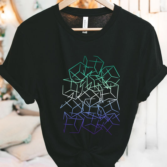 Subtle MLM Pride Shirt 3D Cubic Design