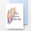 Printable Angel Wings Sympathy Card | Instant Download #1