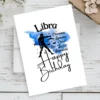 Printable Libra Birthday Card | Instant Download