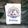 Dreamy birthday unicorn printable for kids