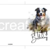 Printable Australian Shepard Birthday Card | Instant Download